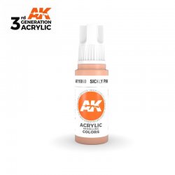 Sickly Pink 17ml - 3rd Gen Acrylic AK Interactive AK11060