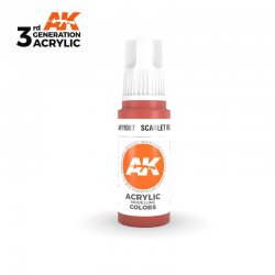 Scarlet Red 17ml - 3rd Gen Acrylic AK Interactive AK11087