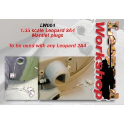 Leopard 2 mantlet plugs, 1/35